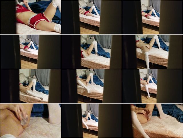 Spying on little Sister while she Touches herself HD 1080p Preview