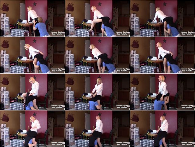 Ass Smelling and Pussy Worship with Head under her Long Black Skirt 1080p Preview