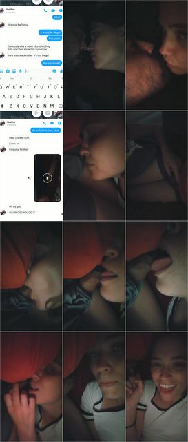 GIRL SUCKS and FUCKS DOZING BROTHER ON A DARE HD Preview