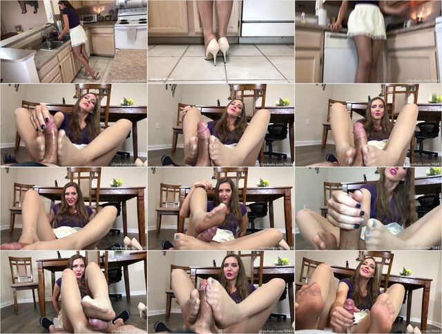 Caught Staring At Moms Feet While Washing The Dishes Footjob Preview