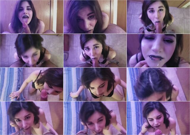 Gothic Slave Daughters Throat gets USED 1080p Preview