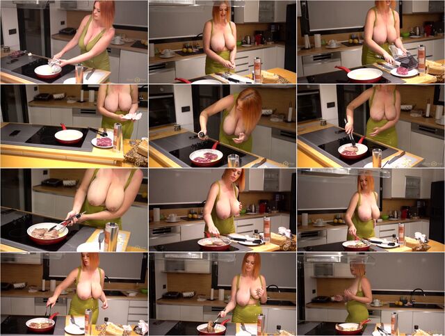 Stroke it for mommy while she cooks 4k Preview