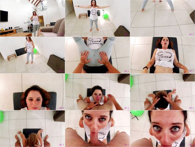 pinkcandyec-fucking-mom-in-yoga-pose-fuck-her-face Preview