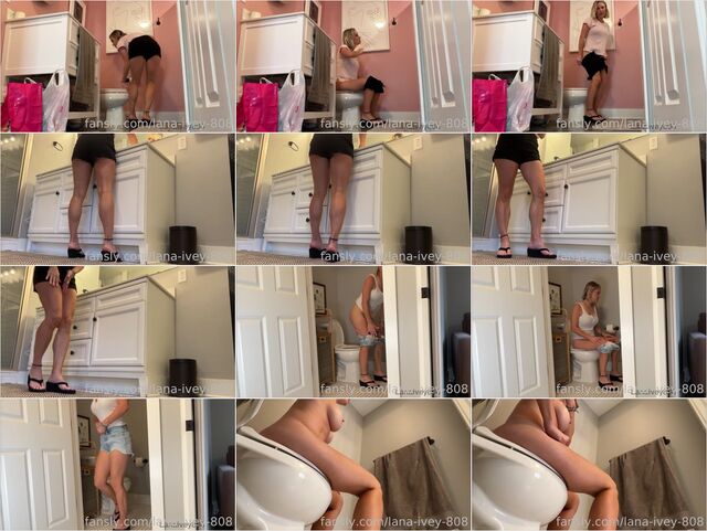 lana-ivey-808 - Spying on Mom While She Pees Preview
