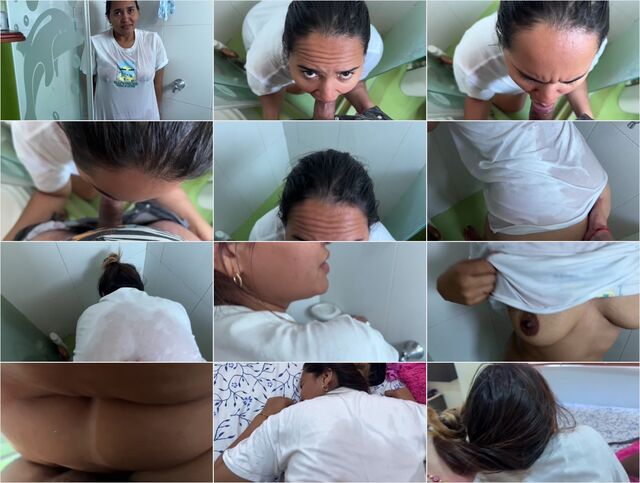 POV I Discover my Mother Masturbating in the Shower and I Fuck her before my Father Arrives 4k Preview