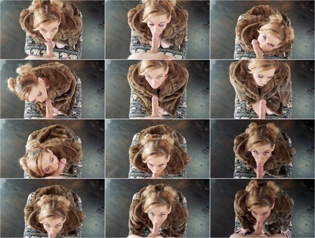 Hottie in Fur Coat Sucks your Cock and Takes a Huge Facial HD 1080p Preview