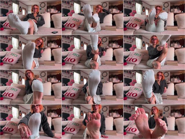 Elle Marz - Librarian foot tease JOI Preview