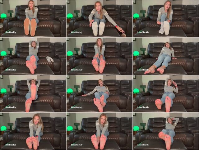 LinaBlackly Lina-is-Showing-off-her-bare-soles Preview
