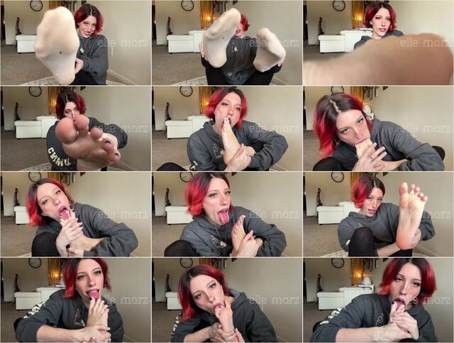 Elle Marz - Self stinky foot worship joi Preview