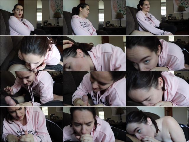 Almost Caught Grounded Horny Sister Blows you with Mom in Kitchen 1080p Preview