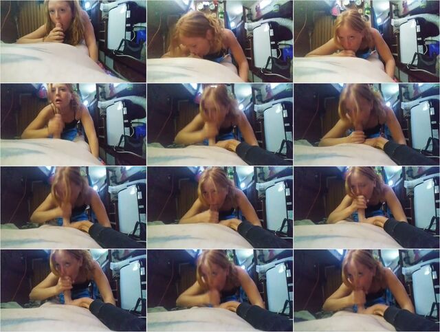 Redhead Quick Sloppy Moaning Blowjob POV CIM 1080p Preview