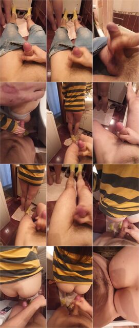 Jerking off on my Sister when she Making Up Fuck her and Cum inside 1080p Preview