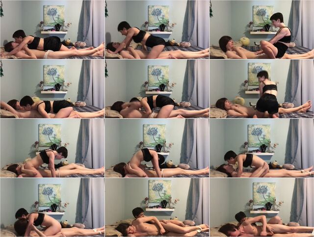 Sitting on Sons Face Riding his Cock and Humping the Cum out of him Preview