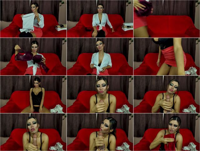 Mom helps son to cum in her panties HD Preview