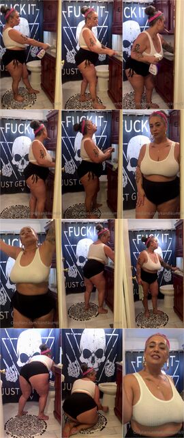 kandikum69 - Mommy Cleaning With A Dangling Cigs Preview