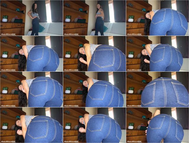 AimeeWavesXXX Moms Tight Blue Jeans Preview