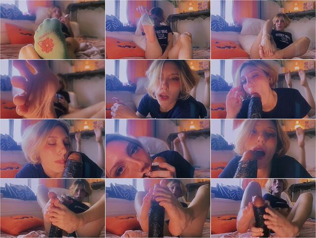 Elle Marz - Sister Footjob Blowjob BBC Preview